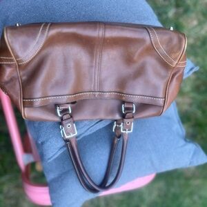 Coach Brown Leather Handbag